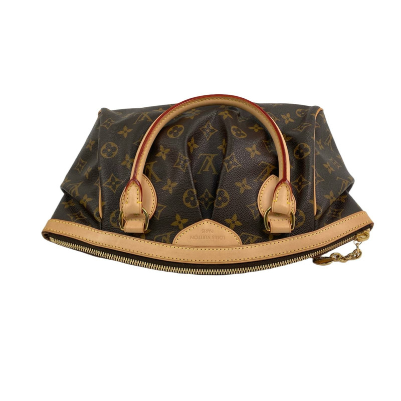 △ LOUIS VUITTON 路易·威登 Brown Coated Canvas Monogram Tivoli PM Shoulder Bag 啡色塗層帆布經典老花肩背包 M40143-267008979-15