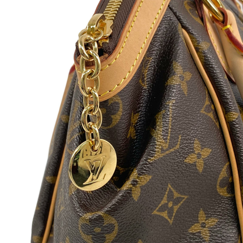 △ LOUIS VUITTON 路易·威登 Brown Coated Canvas Monogram Tivoli PM Shoulder Bag 啡色塗層帆布經典老花肩背包 M40143-267008979-17