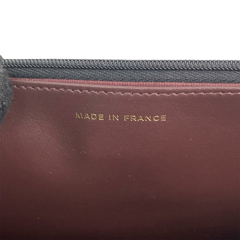 △ CHANEL 香奈兒 Black Caviar Skin 19CM Gold Tone Metal Chain Wallet 黑色粒紋小牛皮19CM金色金屬鏈條銀包 AP4241-267010988-19