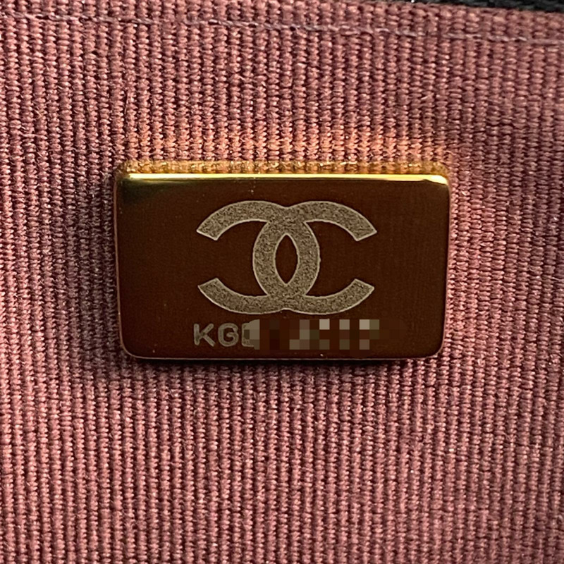△ CHANEL 香奈兒 Black Caviar Skin 19CM Gold Tone Metal Chain Wallet 黑色粒紋小牛皮19CM金色金屬鏈條銀包 AP4241-267010988-22