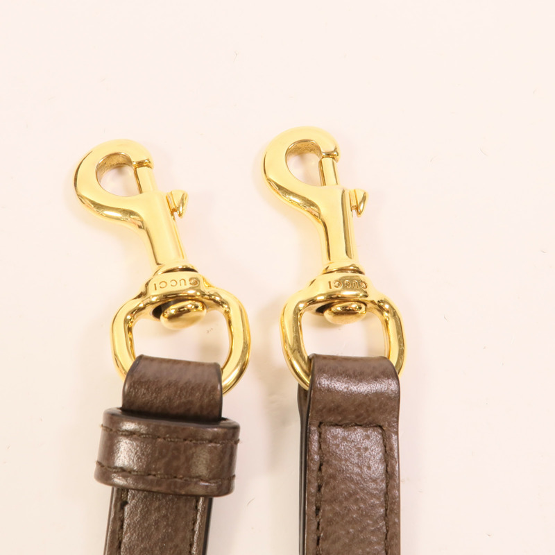 GUCCI 塗層帆布GG Superme Basket Mini手挽肩背兩用袋-6