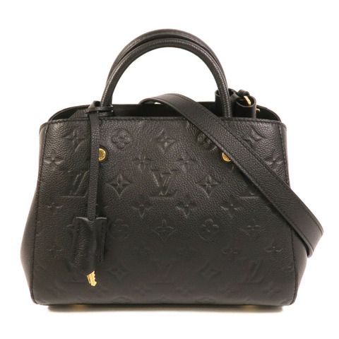 LOUIS VUITTON Monogram Empreinte Montaigne BB手挽肩背兩用袋