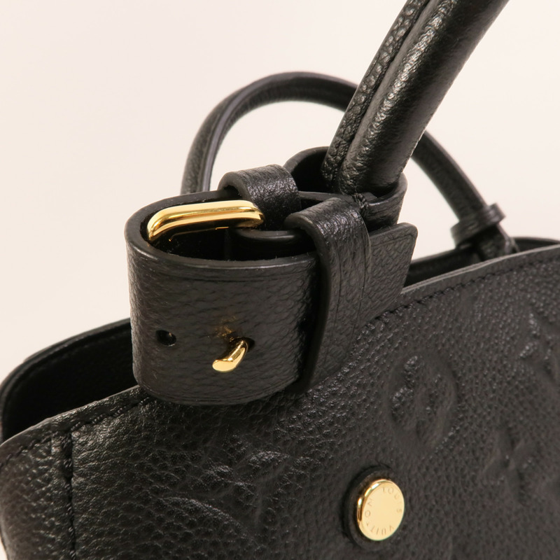 LOUIS VUITTON Monogram Empreinte Montaigne BB手挽肩背兩用袋-11