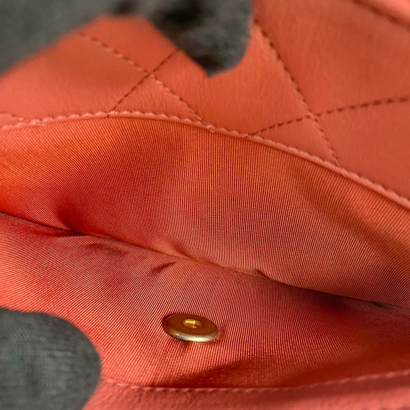△ CHANEL 香奈兒 Pink Calfskin 19 Gold Tone Metal No.28 Chain 2 way bag 粉紅色小牛皮19金色金屬No.28鎖鏈兩用袋 AS0970-267011176-18