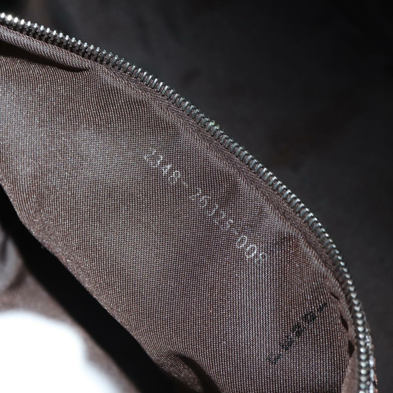 【日本直送】FENDI Zucca帆布Mamma Baguette單肩包 黑色棕色 正品 175894SAM-10
