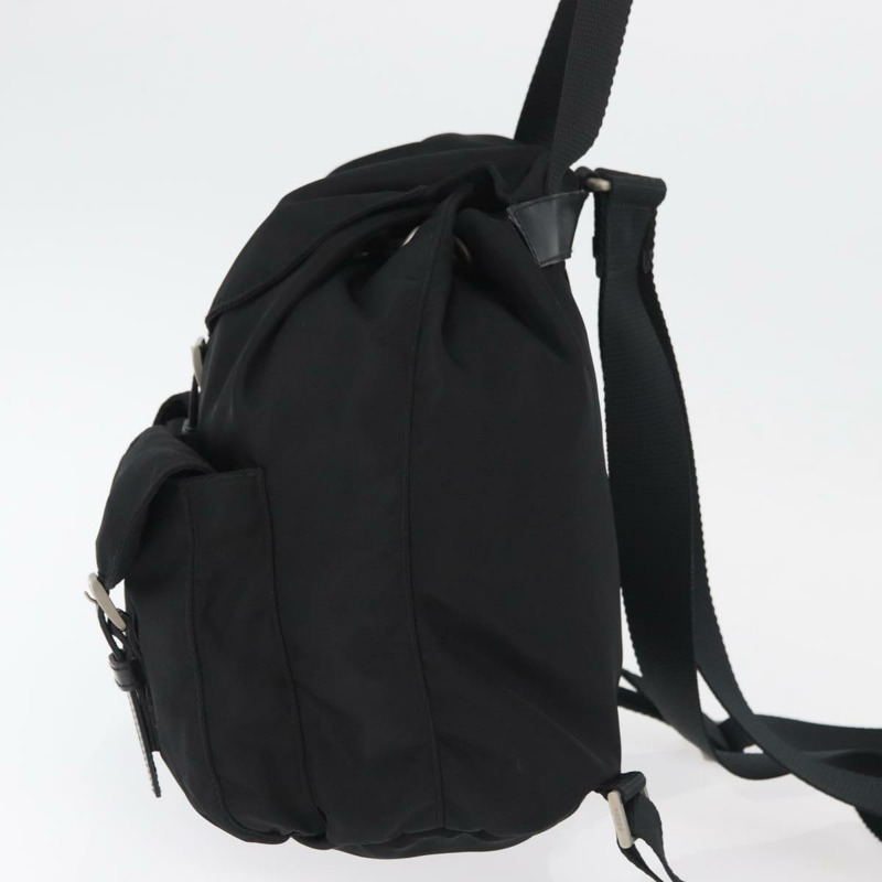 【日本直送】PRADA 雙肩包 尼龍材質 黑色 銀色 正品 180736A-2