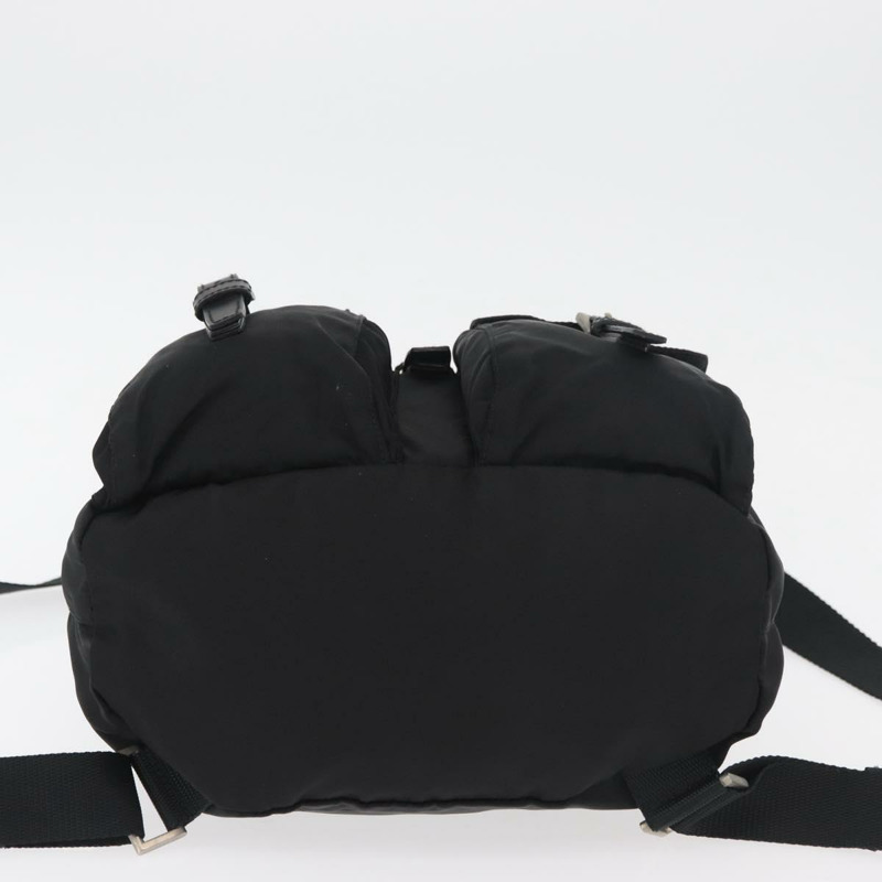 【日本直送】PRADA 雙肩包 尼龍材質 黑色 銀色 正品 180736A-4