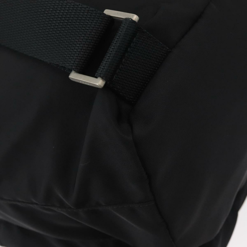【日本直送】PRADA 雙肩包 尼龍材質 黑色 銀色 正品 180736A-18