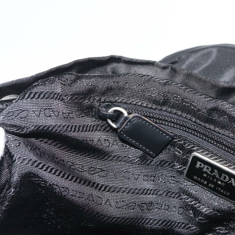 【日本直送】PRADA 雙肩包 尼龍材質 黑色 銀色 正品 180736A-25