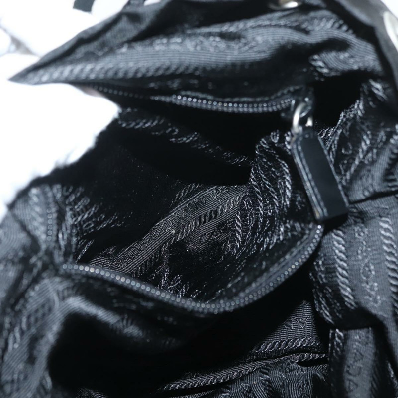 【日本直送】PRADA 雙肩包 尼龍材質 黑色 銀色 正品 180736A-26