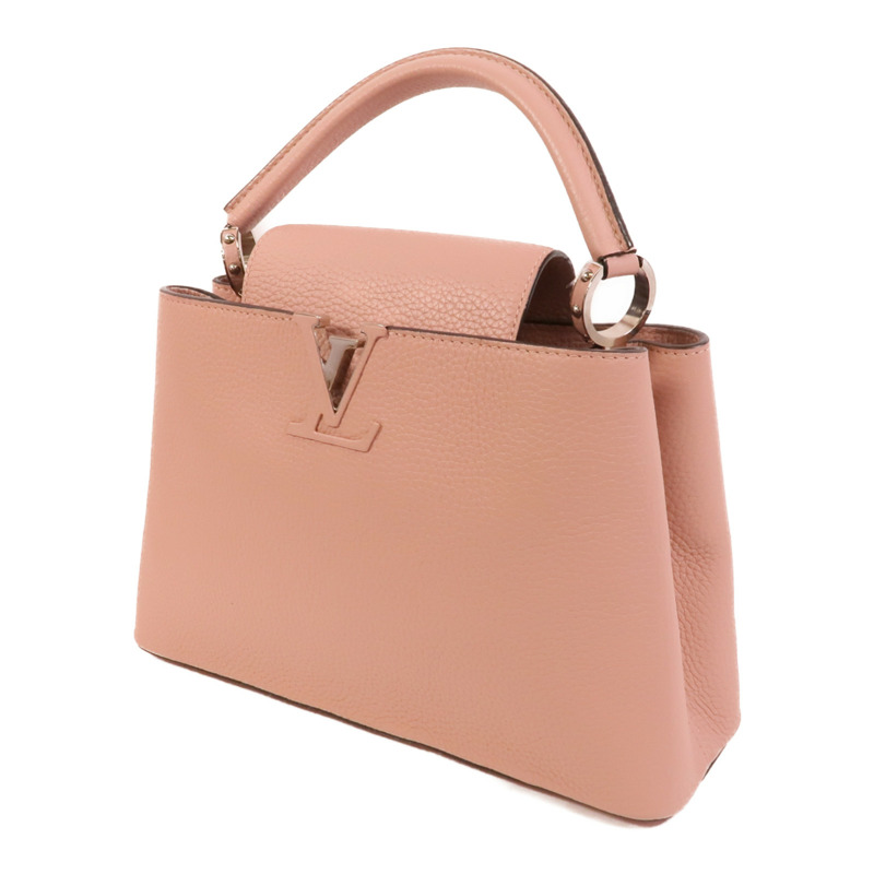 LOUIS VUITTON Taurillon皮革Capueines MM手挽肩背兩用袋-2
