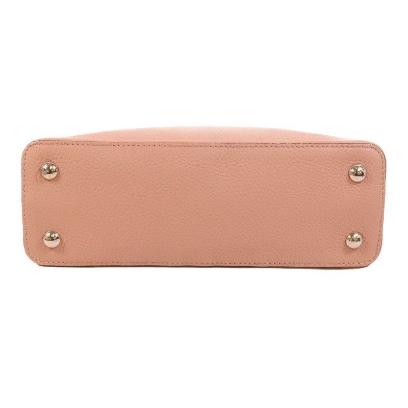 LOUIS VUITTON Taurillon皮革Capueines MM手挽肩背兩用袋-3