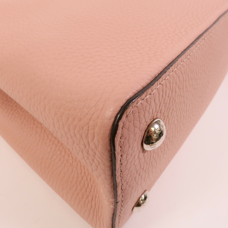 LOUIS VUITTON Taurillon皮革Capueines MM手挽肩背兩用袋-11