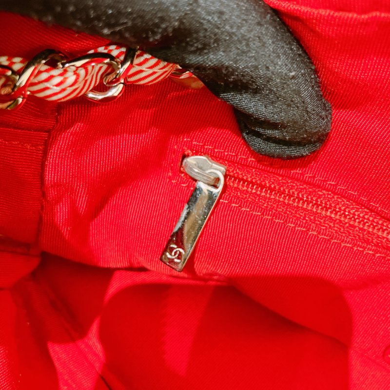 TK2052 Chanel 香奈兒水餃鍊帶包包 Bubble Chain Shoulder Bag Red x PHW-14