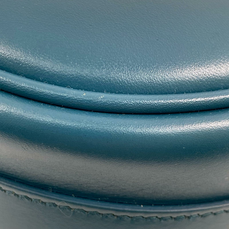 △ DIOR 迪奧 Blue Green Calfskin Bobby Bag Shoulder Bag 藍綠色小牛皮肩背包-267011097-6