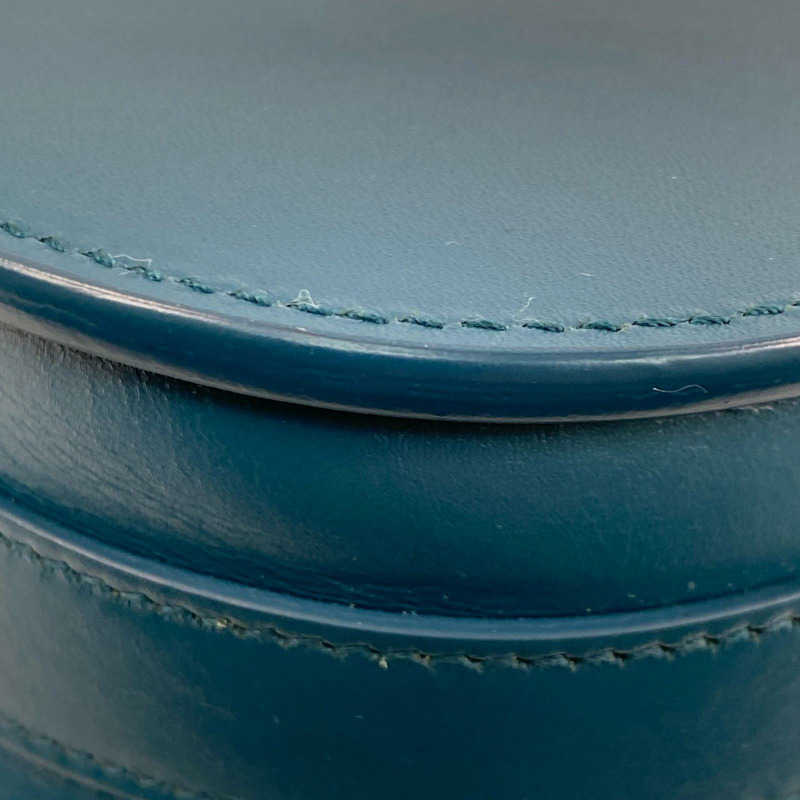 △ DIOR 迪奧 Blue Green Calfskin Bobby Bag Shoulder Bag 藍綠色小牛皮肩背包-267011097-9