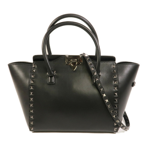 Valentino 牛皮皮革Rockstud手挽肩背兩用袋