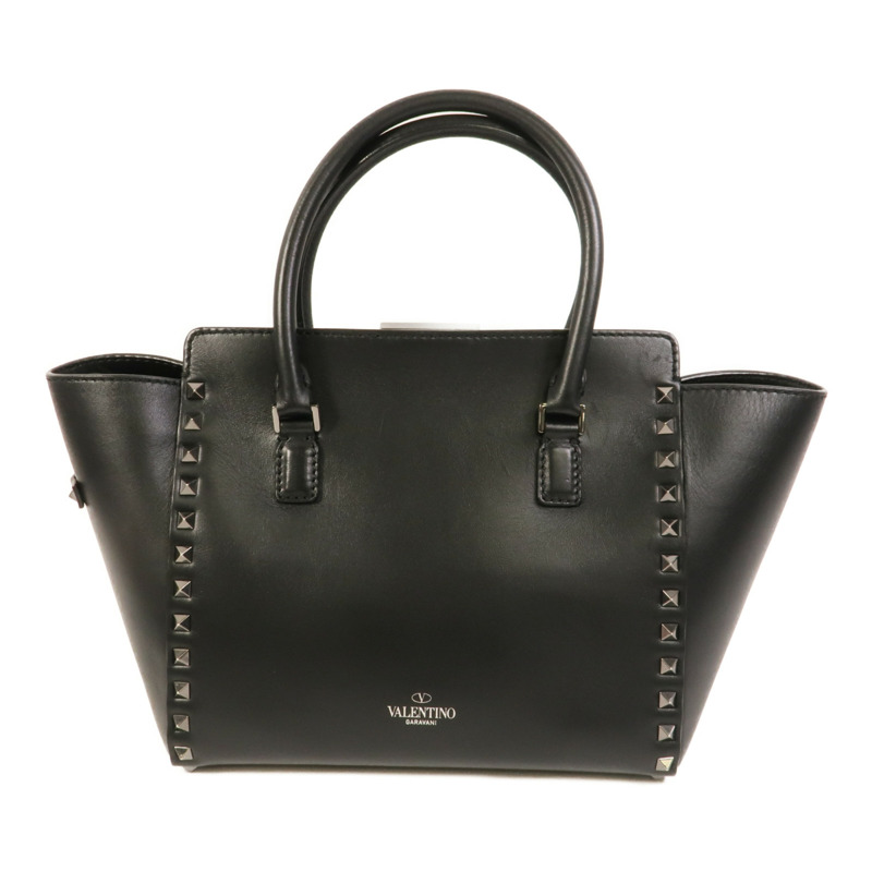 Valentino 牛皮皮革Rockstud手挽肩背兩用袋-1