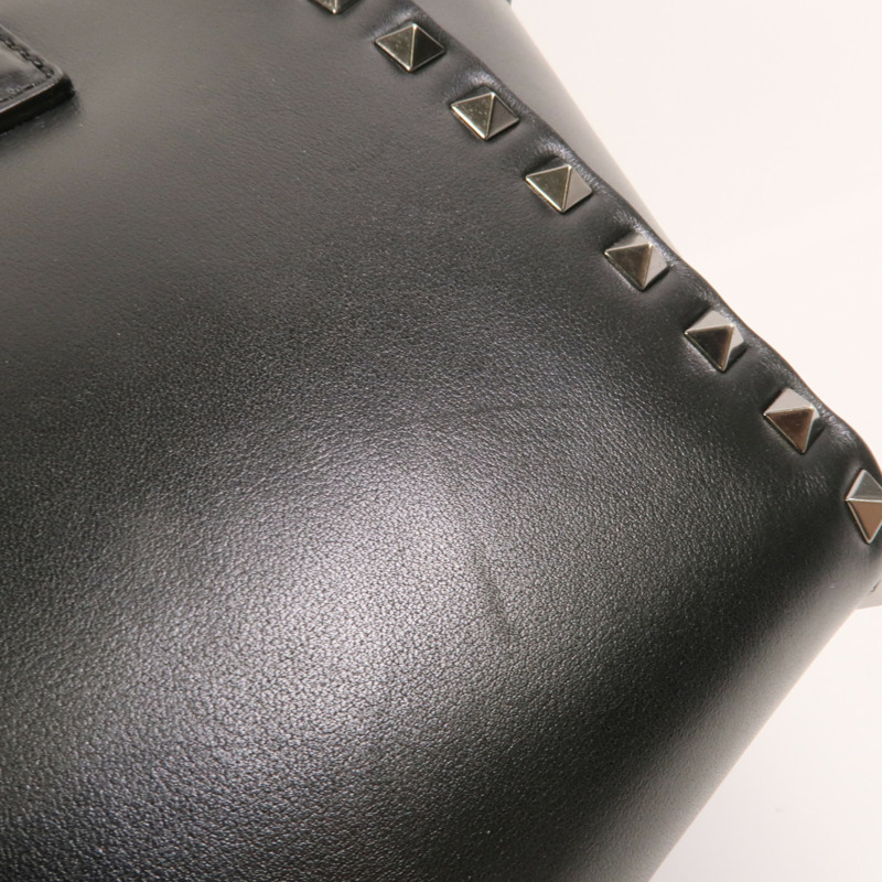 Valentino 牛皮皮革Rockstud手挽肩背兩用袋-16