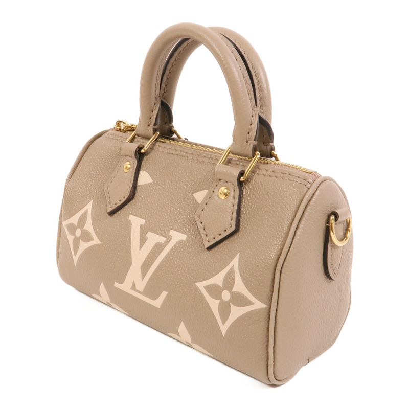 LOUIS VUITTON Monogram Empreinte Nano Speedy金扣手挽肩背兩用袋-2