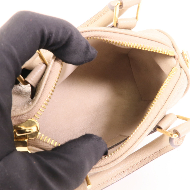 LOUIS VUITTON Monogram Empreinte Nano Speedy金扣手挽肩背兩用袋-4