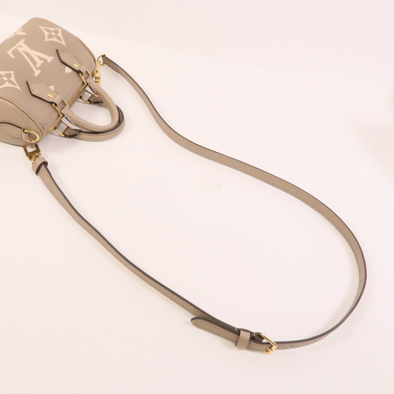 LOUIS VUITTON Monogram Empreinte Nano Speedy金扣手挽肩背兩用袋-5