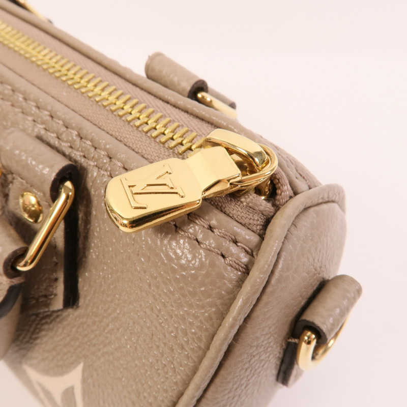 LOUIS VUITTON Monogram Empreinte Nano Speedy金扣手挽肩背兩用袋-8