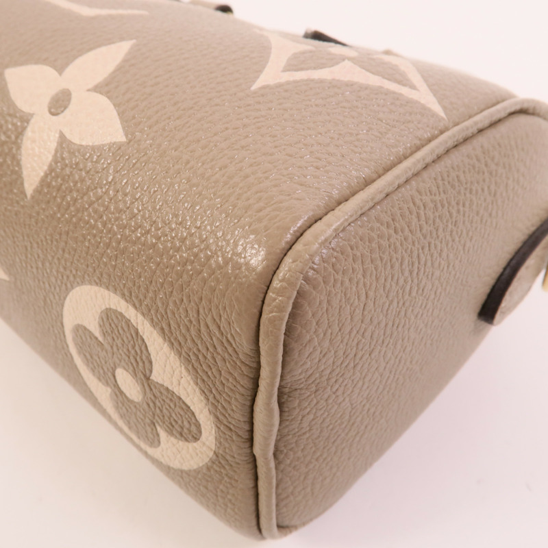 LOUIS VUITTON Monogram Empreinte Nano Speedy金扣手挽肩背兩用袋-10