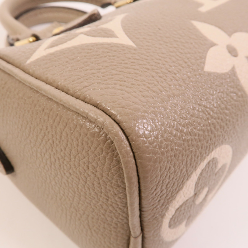 LOUIS VUITTON Monogram Empreinte Nano Speedy金扣手挽肩背兩用袋-11