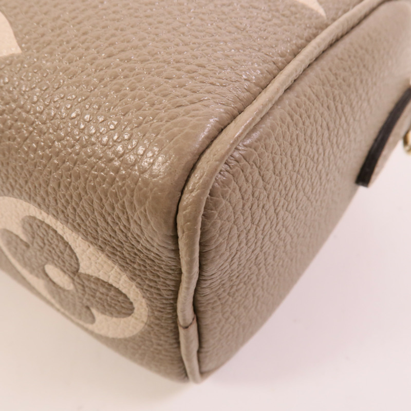 LOUIS VUITTON Monogram Empreinte Nano Speedy金扣手挽肩背兩用袋-12