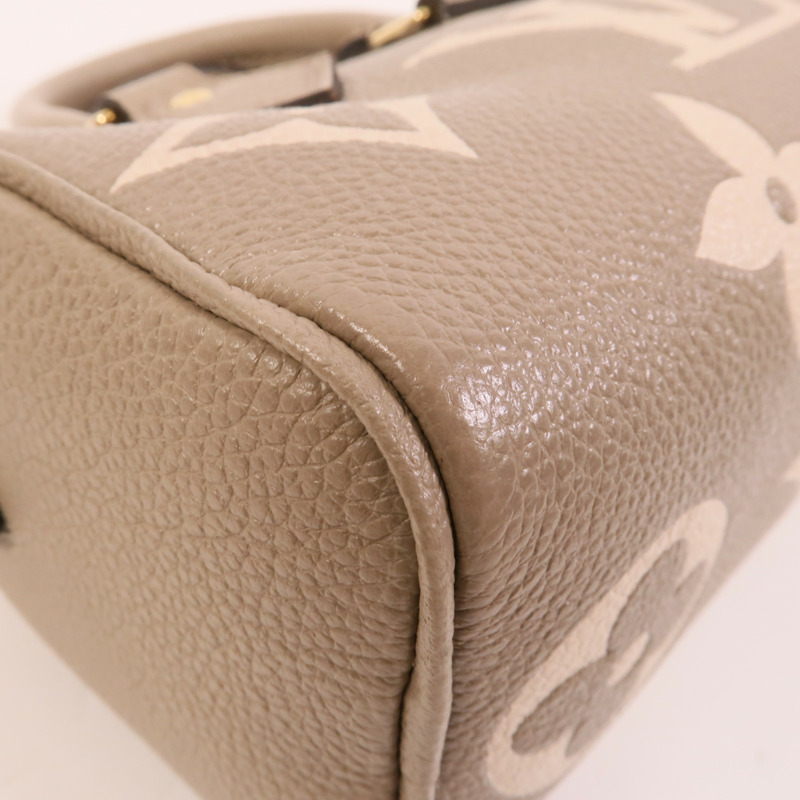 LOUIS VUITTON Monogram Empreinte Nano Speedy金扣手挽肩背兩用袋-13