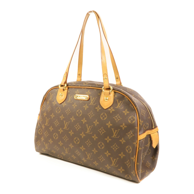 LOUIS VUITTON Monogram Montorgueil GM金扣肩背袋-1