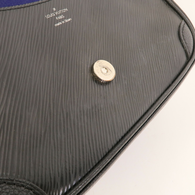 LOUIS VUITTON Epi Buci銀扣肩背袋-15