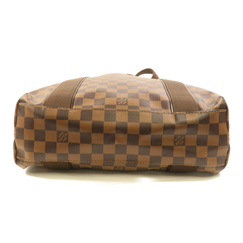 LOUIS VUITTON Damier Beaubourg金扣肩背袋棕色-3