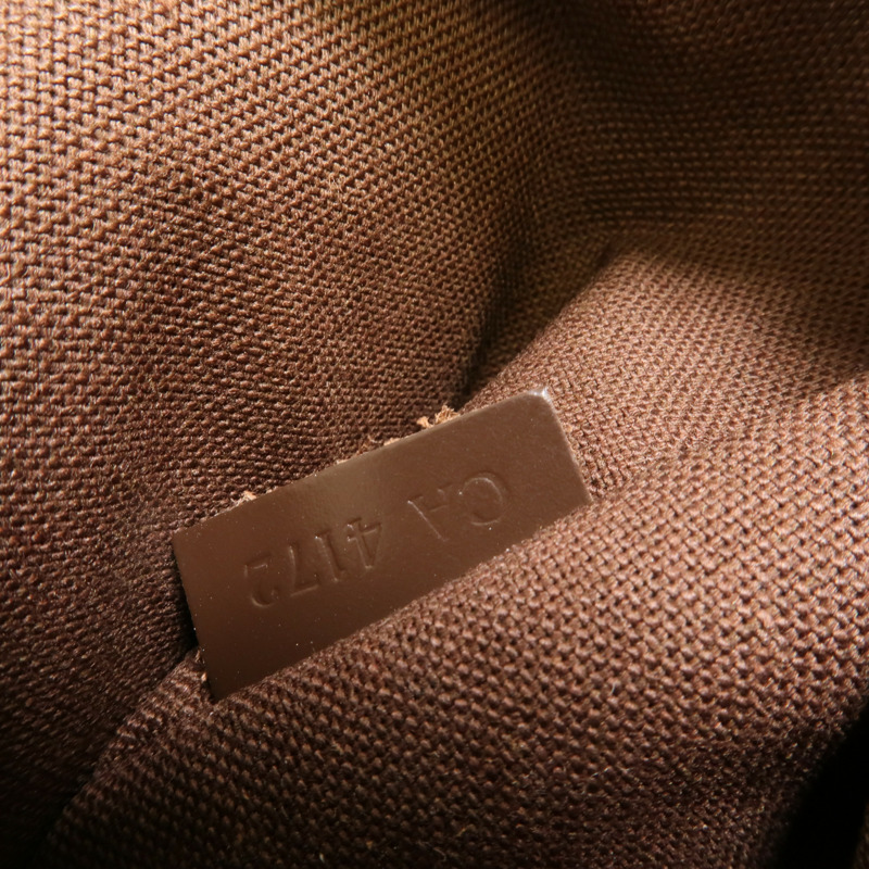 LOUIS VUITTON Damier Beaubourg金扣肩背袋棕色-8