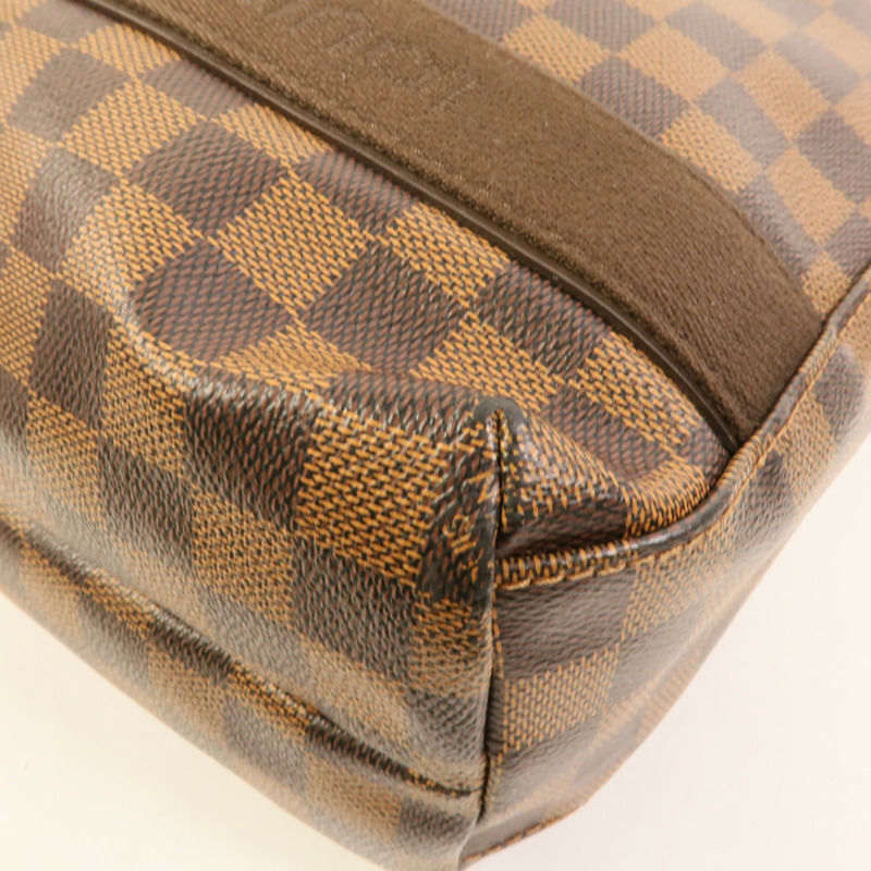 LOUIS VUITTON Damier Beaubourg金扣肩背袋棕色-9