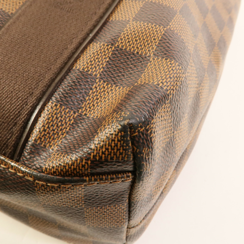 LOUIS VUITTON Damier Beaubourg金扣肩背袋棕色-10