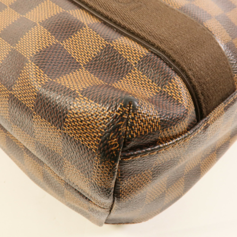 LOUIS VUITTON Damier Beaubourg金扣肩背袋棕色-11