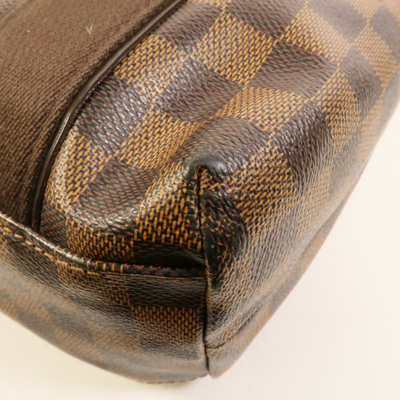 LOUIS VUITTON Damier Beaubourg金扣肩背袋棕色-12