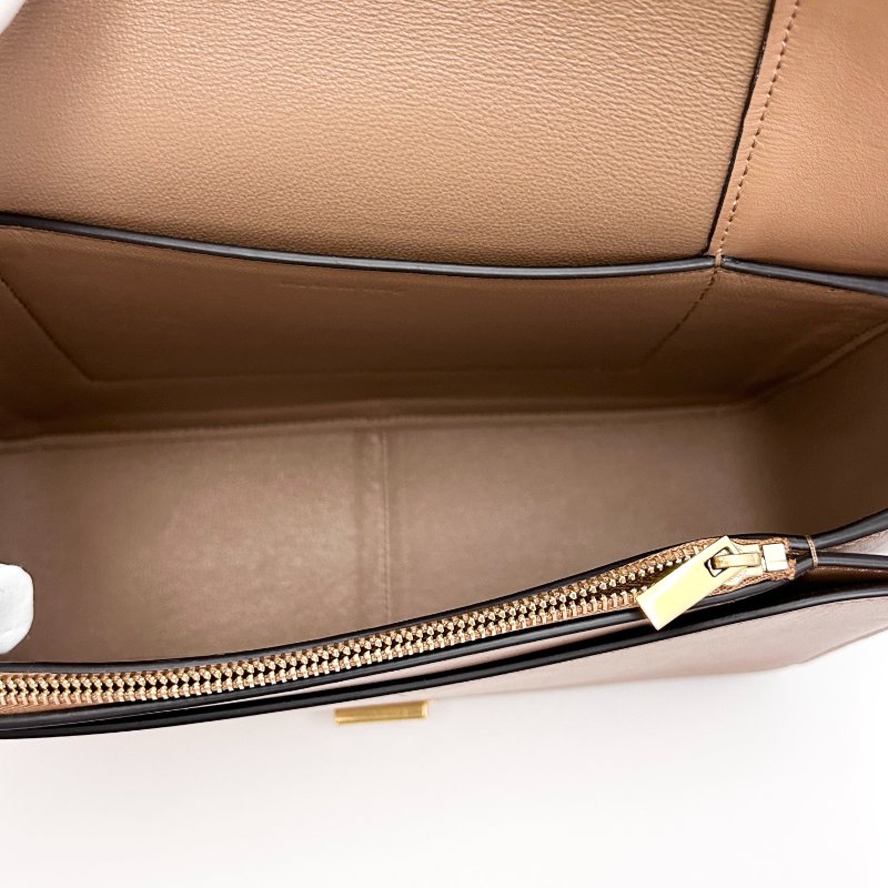 CELINE frame拼色金扣肩背豆腐包 25*15*11 98新配件塵袋吊牌-5