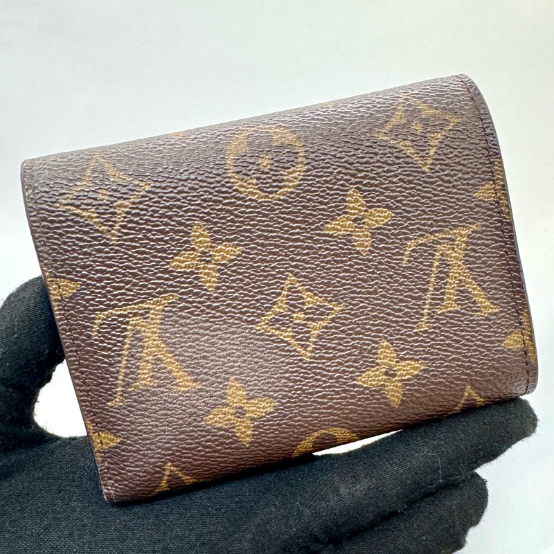 路易威登 老花 Victorine 三折錢包 晶片款-1