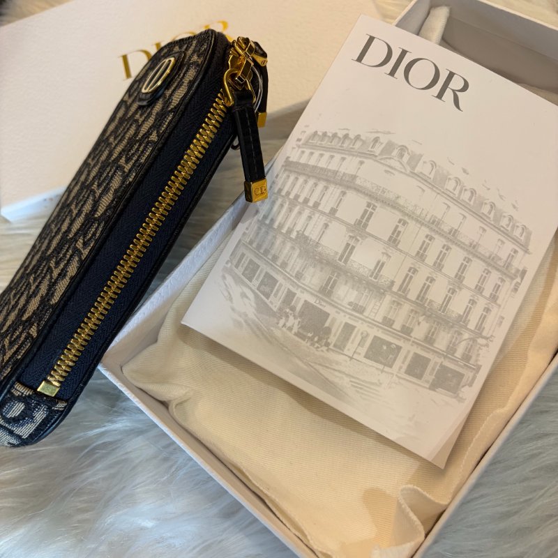 DIOR 手機配件包 藍-2