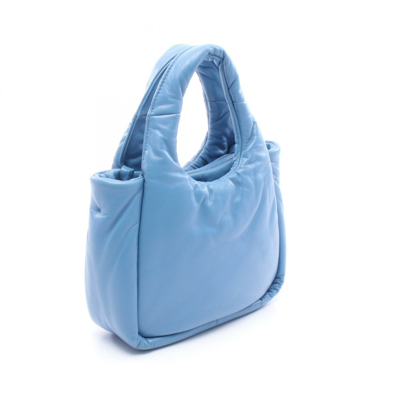 PRADA 藍色皮革女士肩背斜背包 1BA359(二手)-1