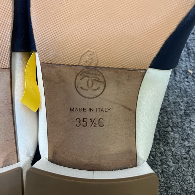 CHANEL/香奈兒 舒適百搭耐磨包頭拖鞋 95 新 尺碼:35.5-6