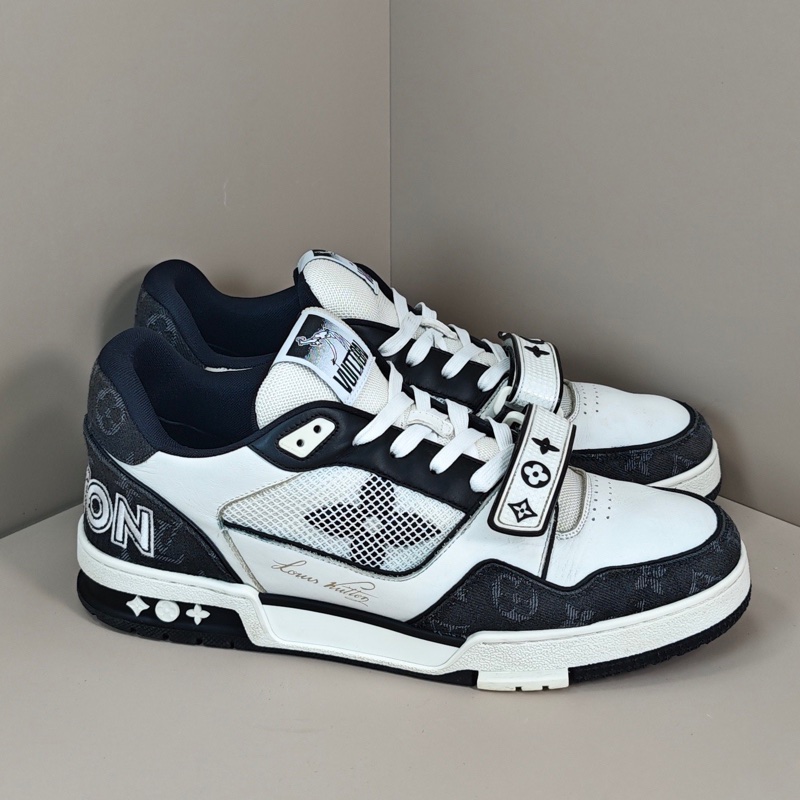 LV 路易威登 Louis Vuitton Trainer魔術貼 黑白熊貓尺碼UK8 42碼-1