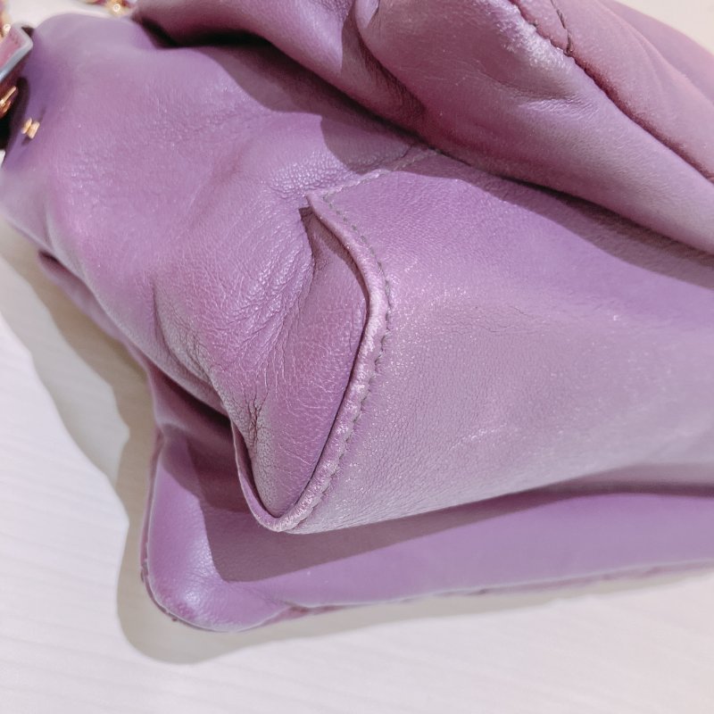 TK2055	Ferragamo 菲拉格慕經典鍊帶包包 Vara Bow Shoulder Bag Purple x GHW Lambskin-9