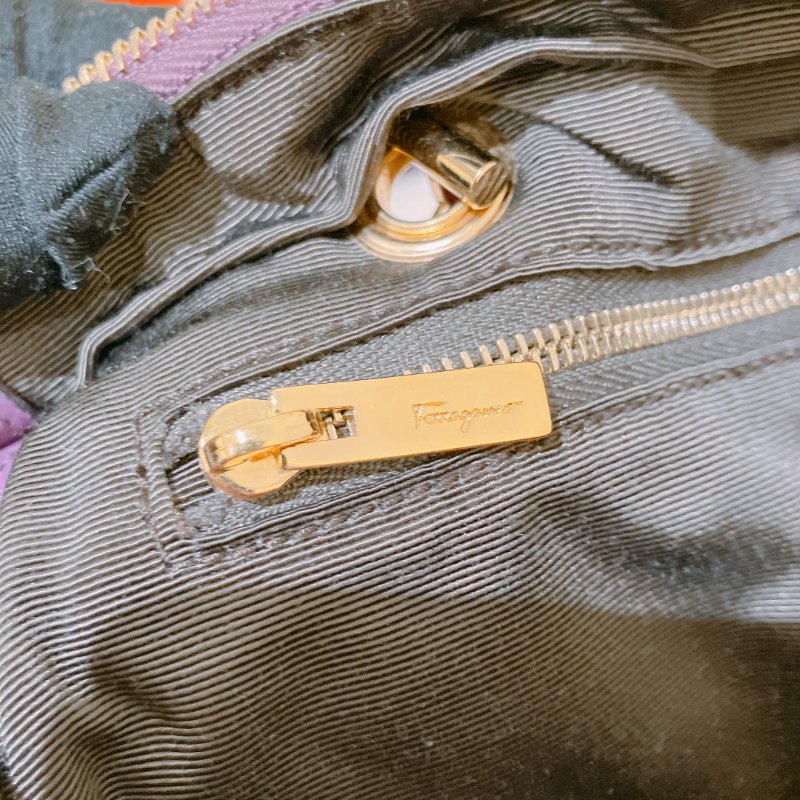 TK2055	Ferragamo 菲拉格慕經典鍊帶包包 Vara Bow Shoulder Bag Purple x GHW Lambskin-18