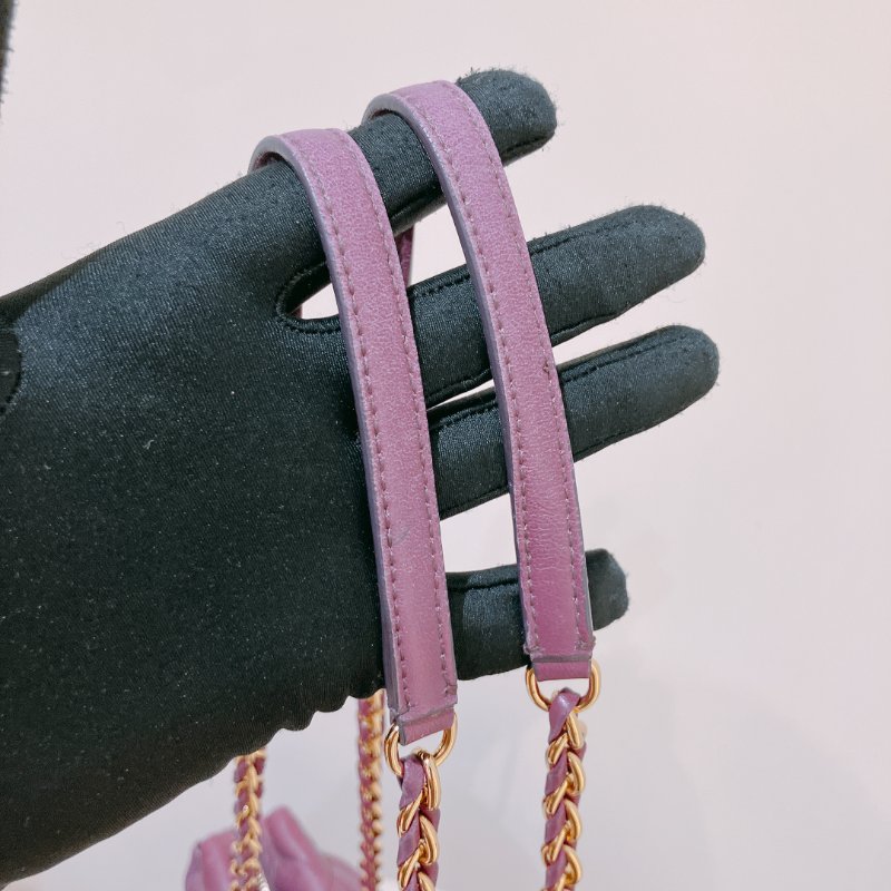 TK2055	Ferragamo 菲拉格慕經典鍊帶包包 Vara Bow Shoulder Bag Purple x GHW Lambskin-19