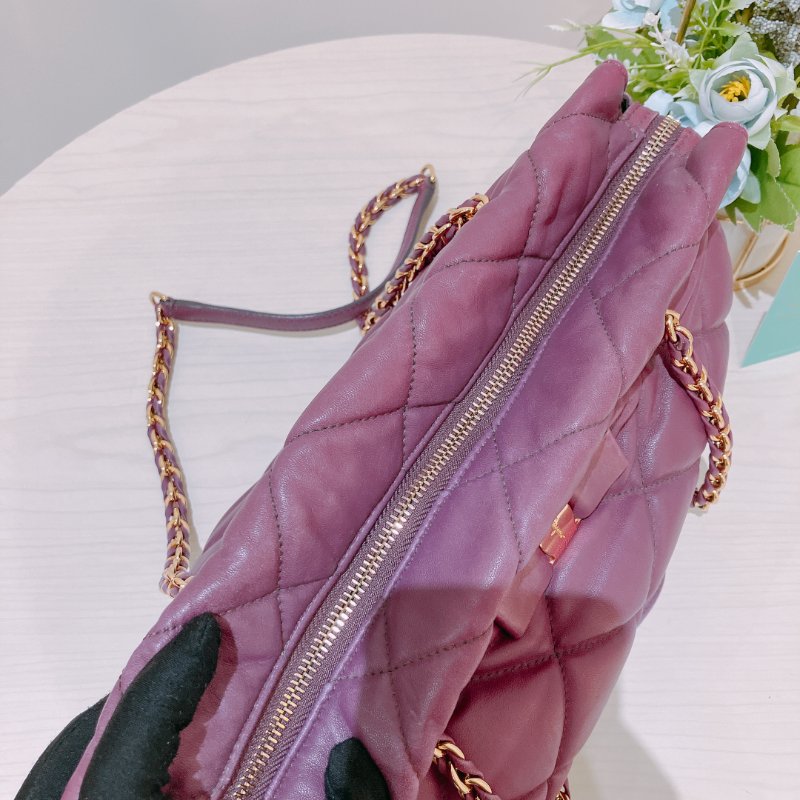TK2055	Ferragamo 菲拉格慕經典鍊帶包包 Vara Bow Shoulder Bag Purple x GHW Lambskin-30