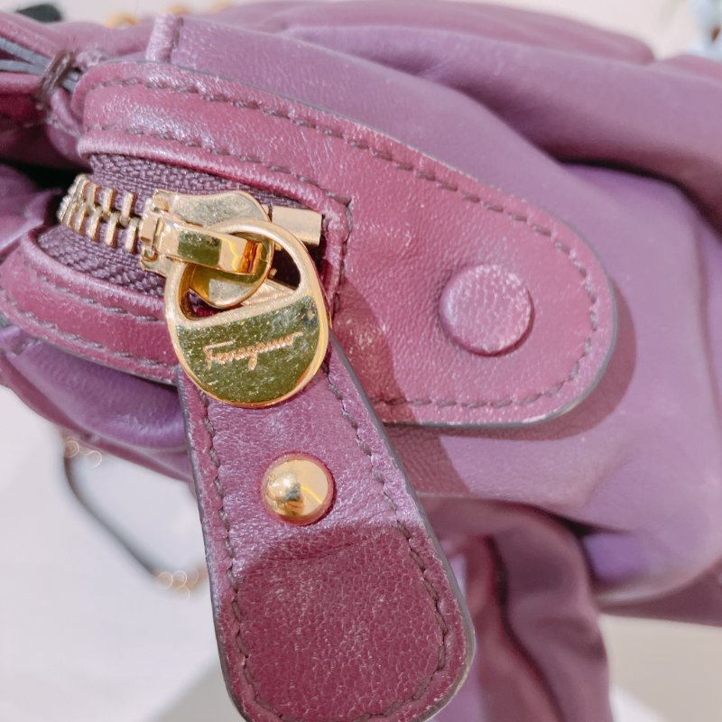 TK2055	Ferragamo 菲拉格慕經典鍊帶包包 Vara Bow Shoulder Bag Purple x GHW Lambskin-32